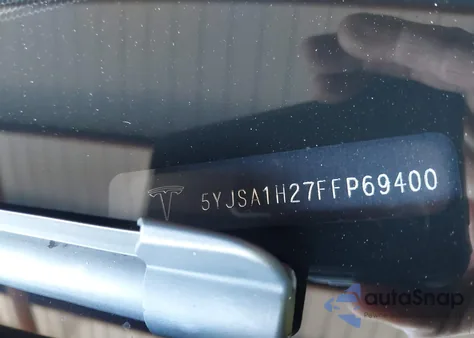 2015 Tesla Model S 70D/85D/P85D z USA, uszkodzony, nr VIN 5YJSA1H27FFP69400